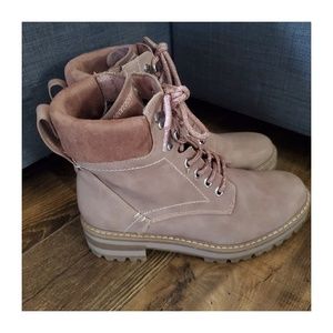 Call It Spring Blush Pink Vegan Boots